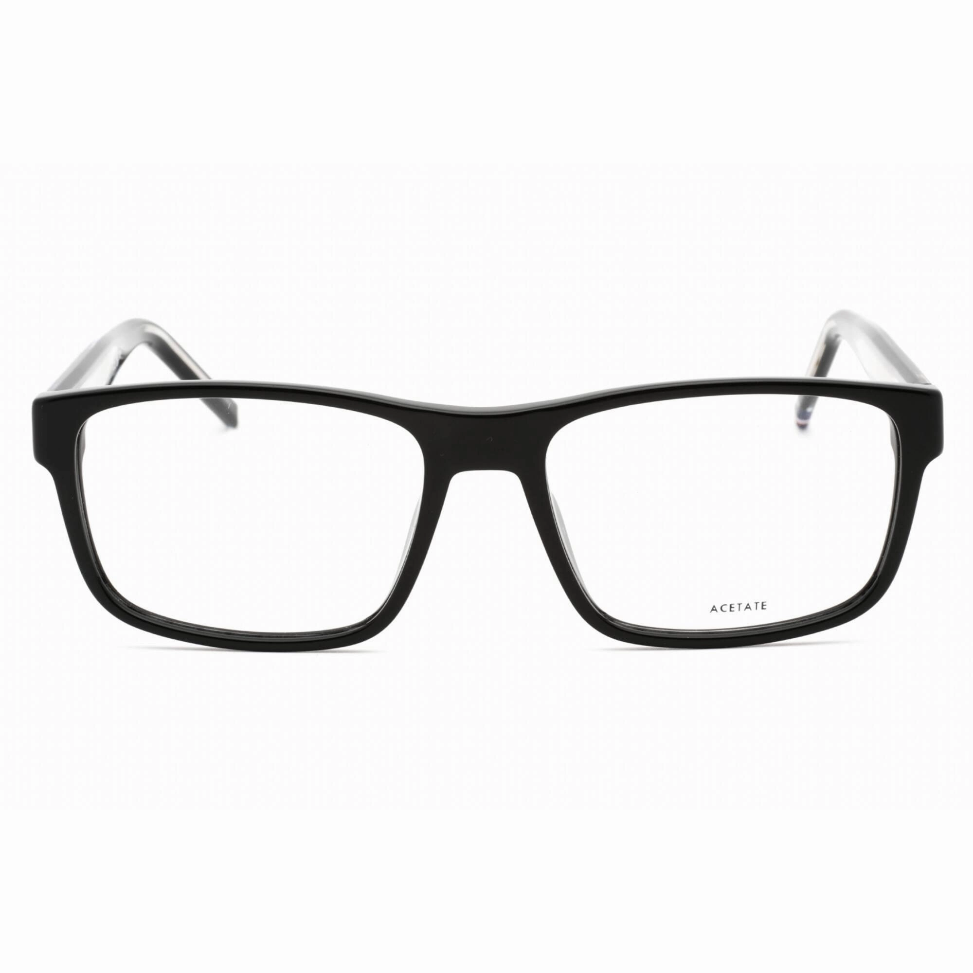 Tommy Hilfiger Men's Eyeglasses - Black Plastic Rectangular Frame | TH 1989 0807 00