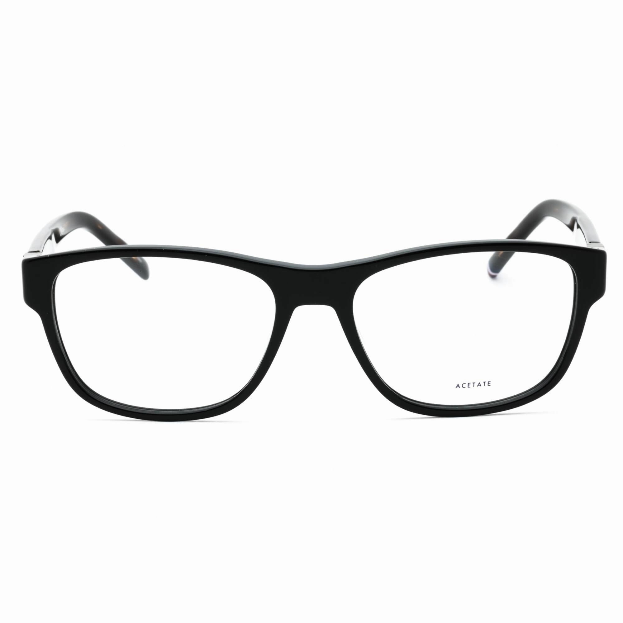 Tommy Hilfiger Men's Eyeglasses - Black Plastic Square Shape Frame | TH 1872 0807 00