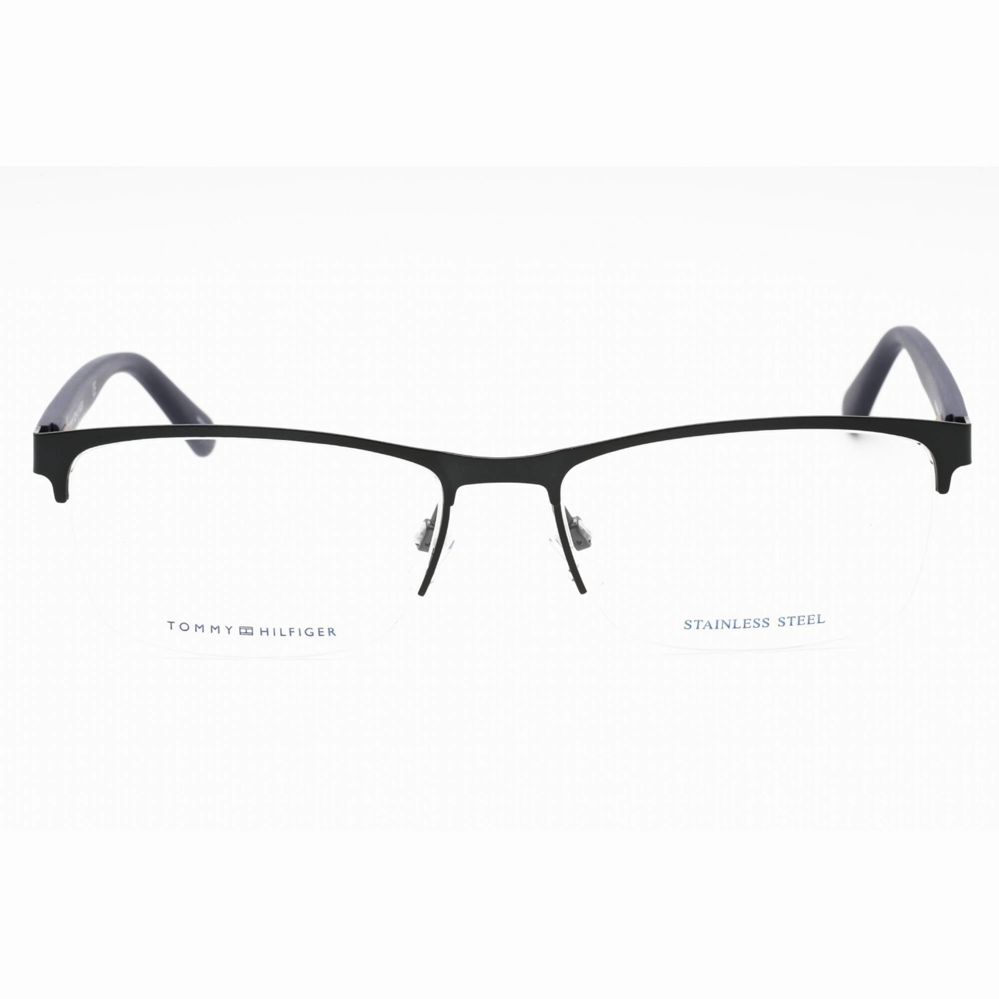 Tommy Hilfiger Men's Eyeglasses - Blue Metal Rectangular Frame | Th 1528 0PJP 00