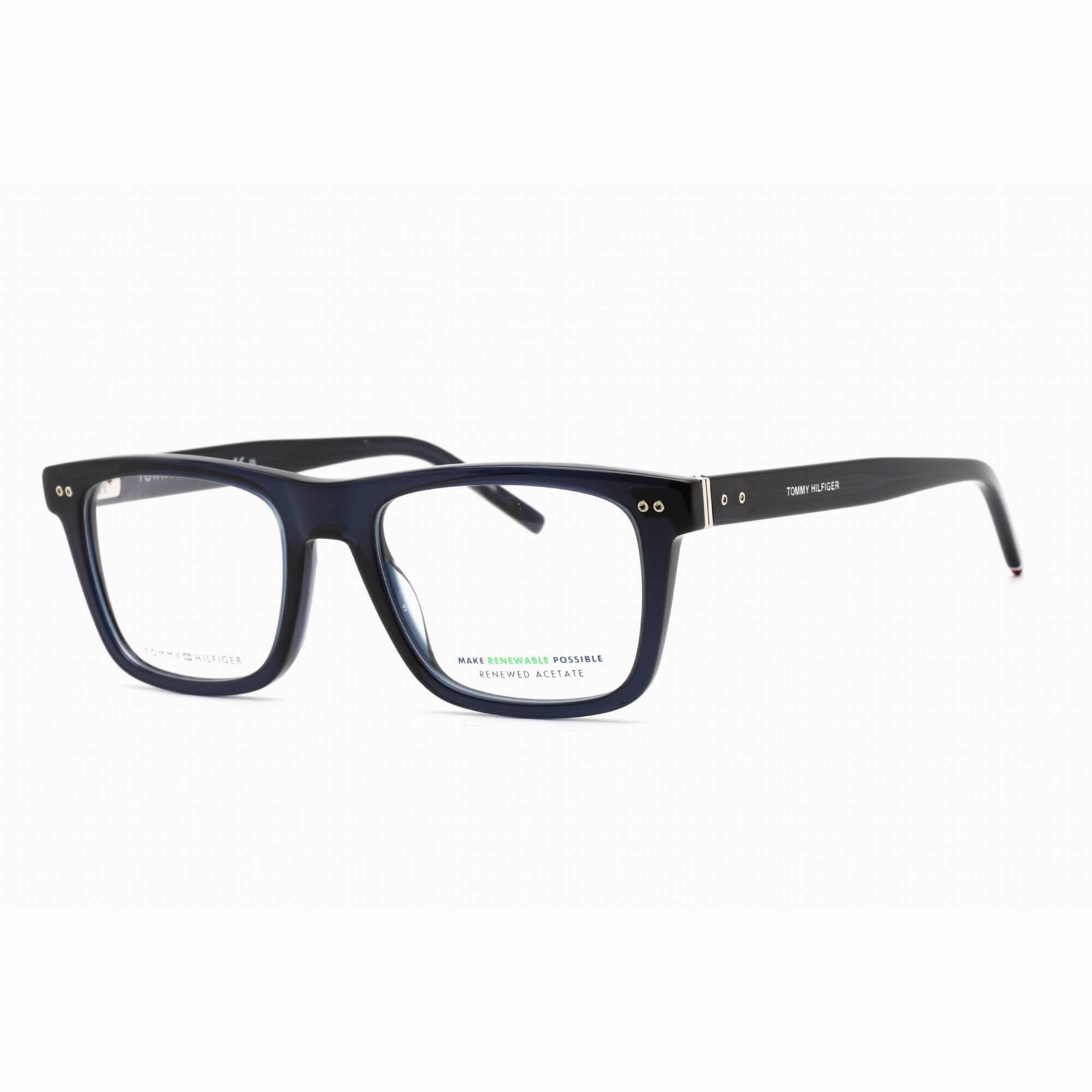 Tommy Hilfiger Men's Eyeglasses - Blue Plastic Rectangular Frame | TH 1892 0PJP 00