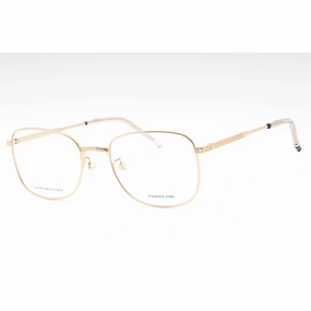 Tommy Hilfiger Men's Eyeglasses - Gold Metal Square Full Rim Frame | TH 2061/F 0J5G 00