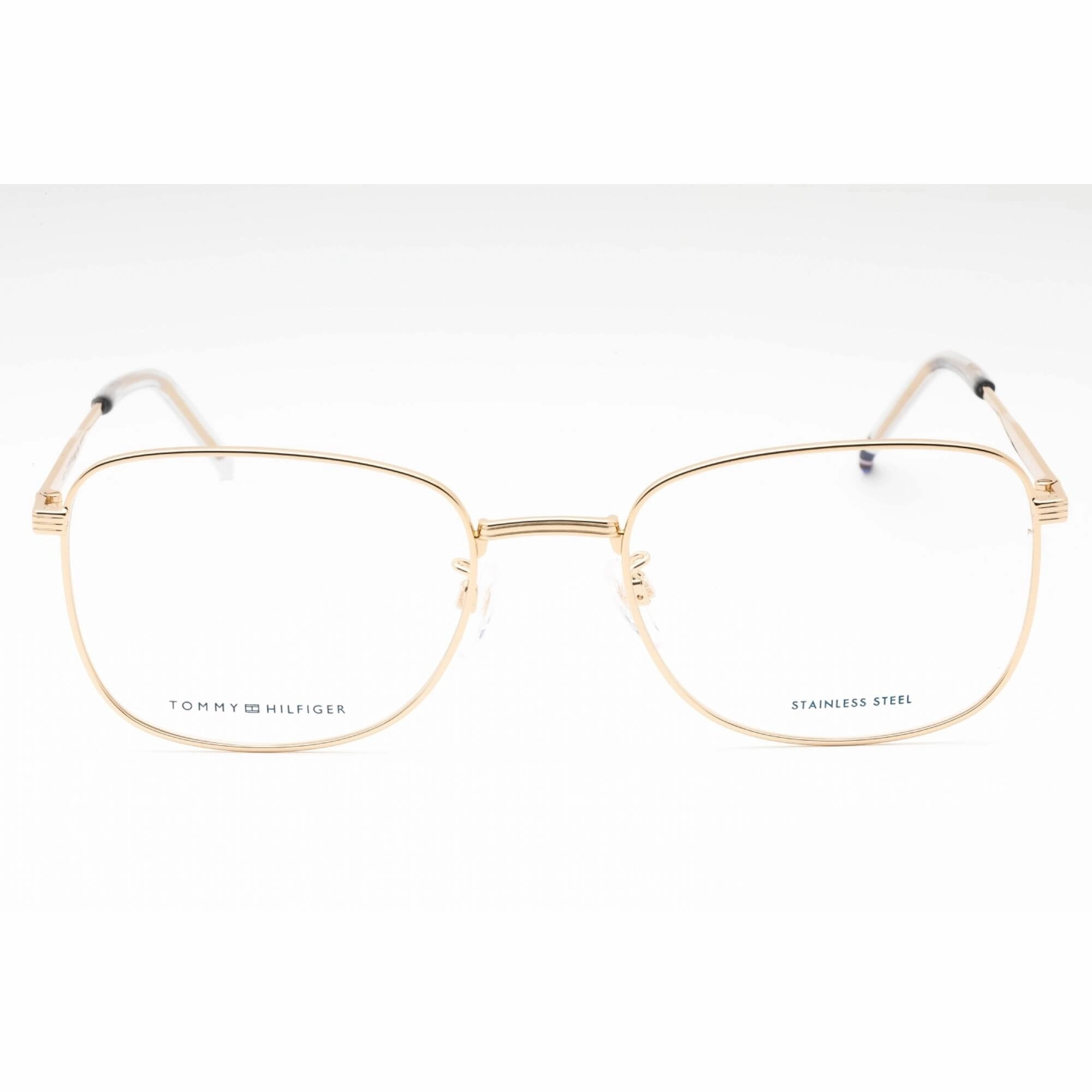 Tommy Hilfiger Men's Eyeglasses - Gold Metal Square Full Rim Frame | TH 2061/F 0J5G 00