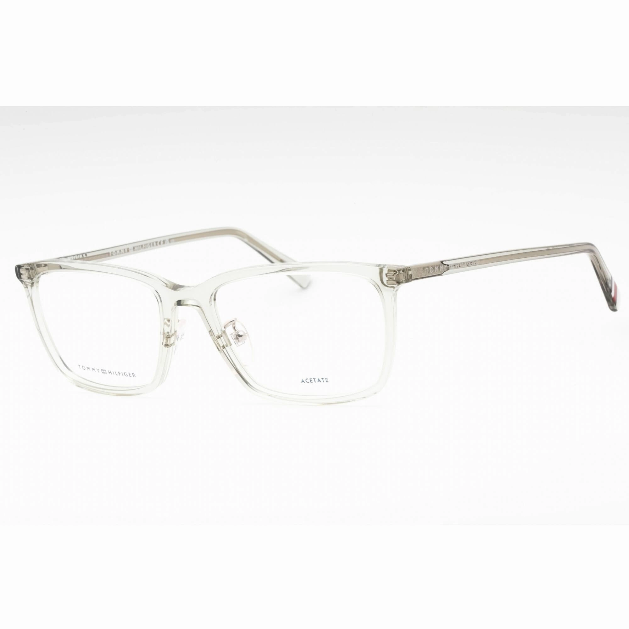 Tommy Hilfiger Men's Eyeglasses - Grey Plastic Rectangular Frame | TH 2015/F 0KB7 00