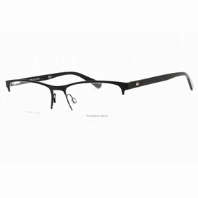 Tommy Hilfiger Men's Eyeglasses - Matte Black Rectangular Frame | Th 1528 0003 00