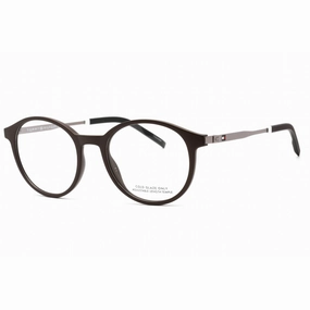 Tommy Hilfiger Men's Eyeglasses - Matte Brown Plastic Round Frame | TH 1832 0YZ4 00
