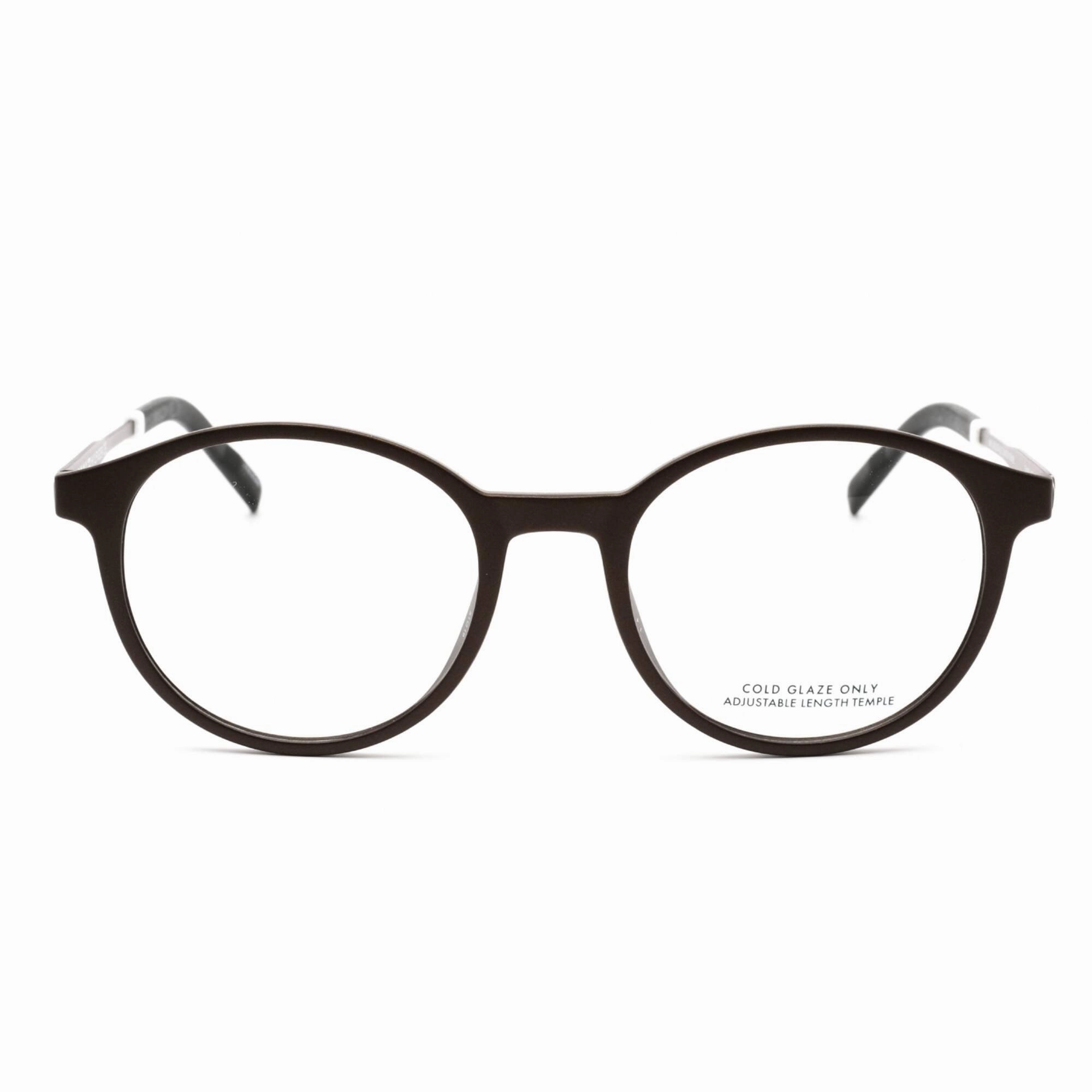 Tommy Hilfiger Men's Eyeglasses - Matte Brown Plastic Round Frame | TH 1832 0YZ4 00