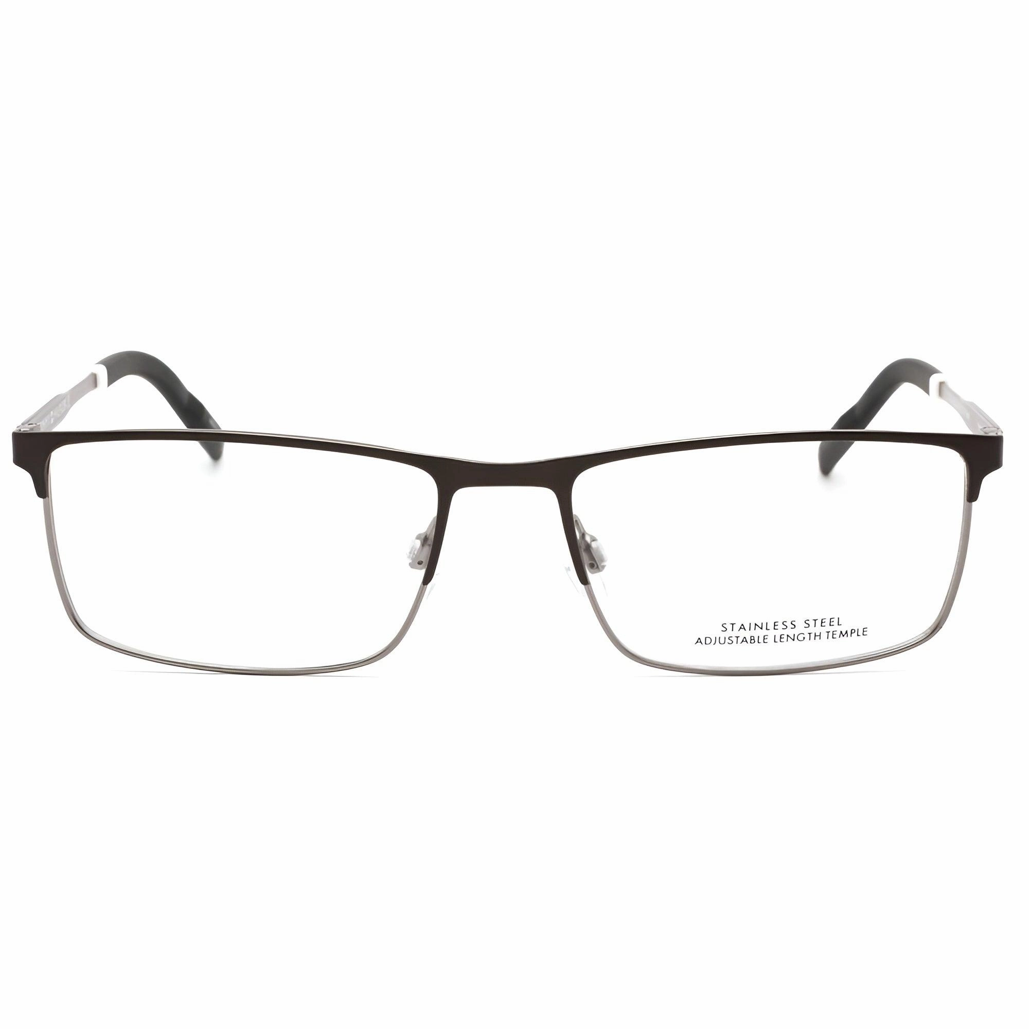 Tommy Hilfiger Men's Eyeglasses - Matte Dark Ruthenium Metal Frame | TH 1843 0XCB 00
