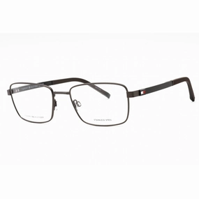 Tommy Hilfiger Men's Eyeglasses - Matte Ruthenium Black Metal Frame | TH 1946 0SVK 00