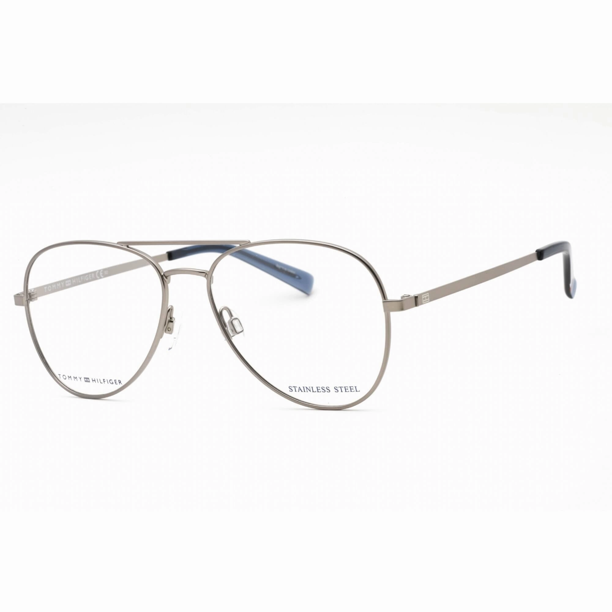 Tommy Hilfiger Men's Eyeglasses - Matte Ruthenium Metal | TH 1755/RE 0R81 00