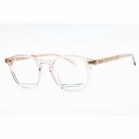 Tommy Hilfiger Men's Eyeglasses - Nude Plastic Round Full Rim Frame | TH 1941 0FWM 00