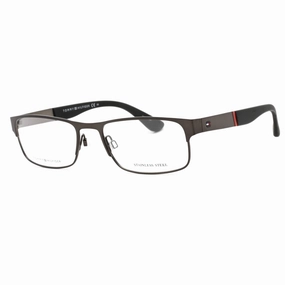 Tommy Hilfiger Men's Eyeglasses - Semi Matte Dark Ruthenium Frame | Th 1523 0R80 00