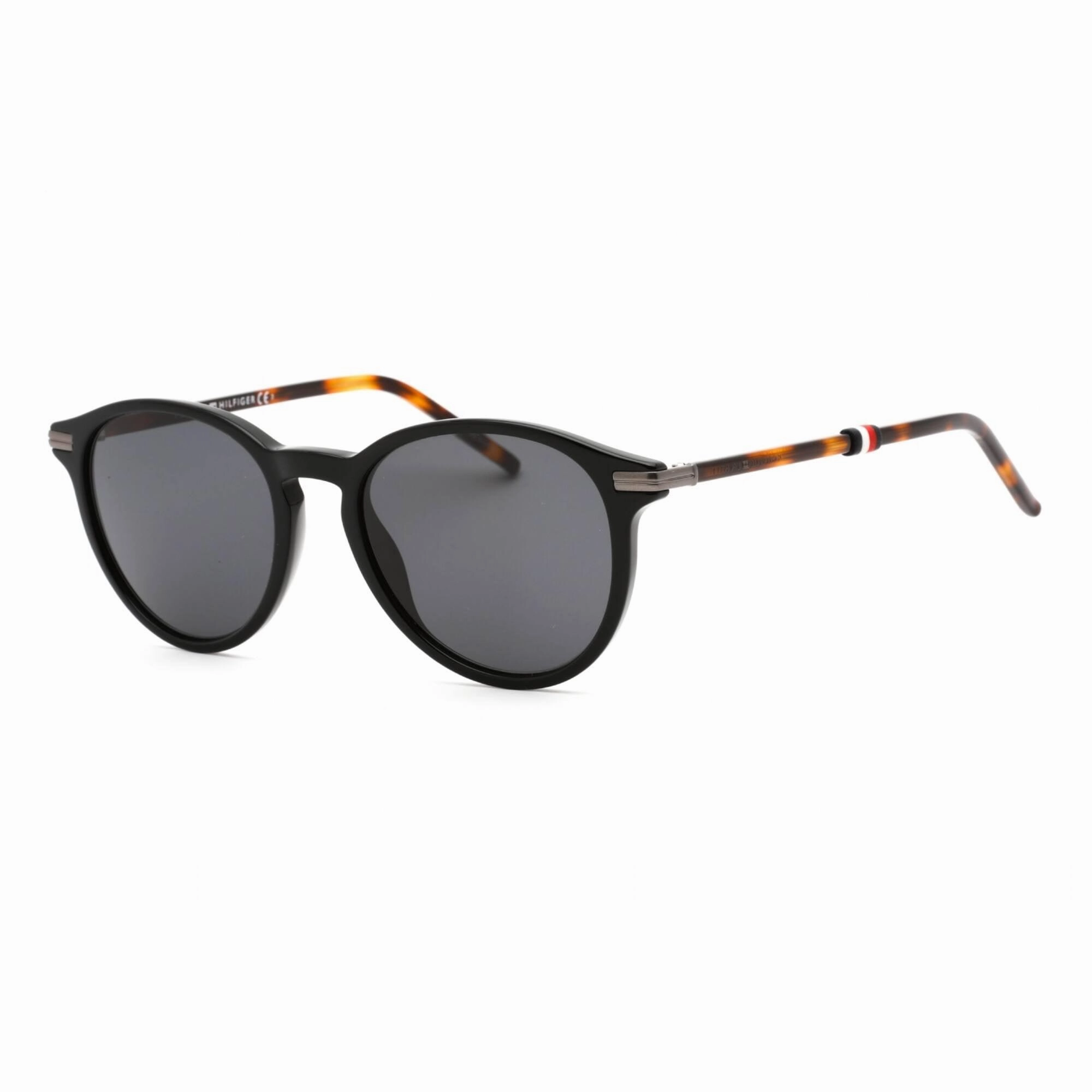 Tommy Hilfiger Men's Sunglasses - Black Havana Frame Grey Lens | TH 1673/S 0WR7 IR