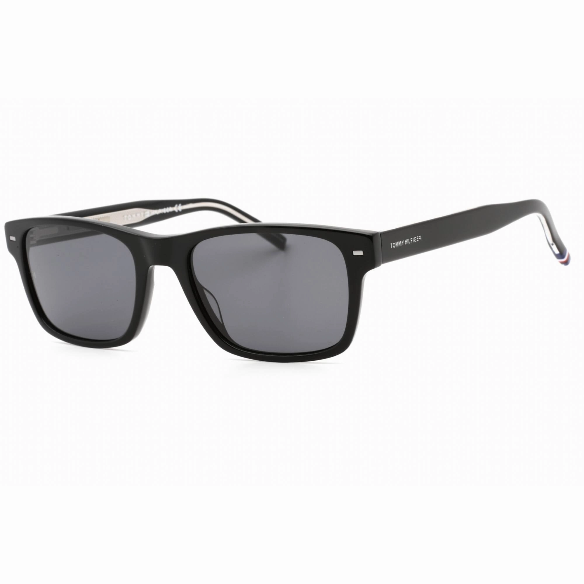 Tommy Hilfiger Men's Sunglasses - Black Plastic Rectangular Frame | TH 1794/S 0807 IR