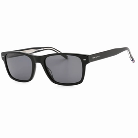 Tommy Hilfiger Men's Sunglasses - Black Plastic Rectangular Frame | TH 1794/S 0807 IR