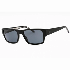 Tommy Hilfiger Men's Sunglasses - Black Rectangular Full Rim Frame | TH 2017/S 0807 IR