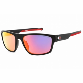 Tommy Hilfiger Men's Sunglasses - Matte Black Rectangular Frame | TH 1978/S 0003 MI