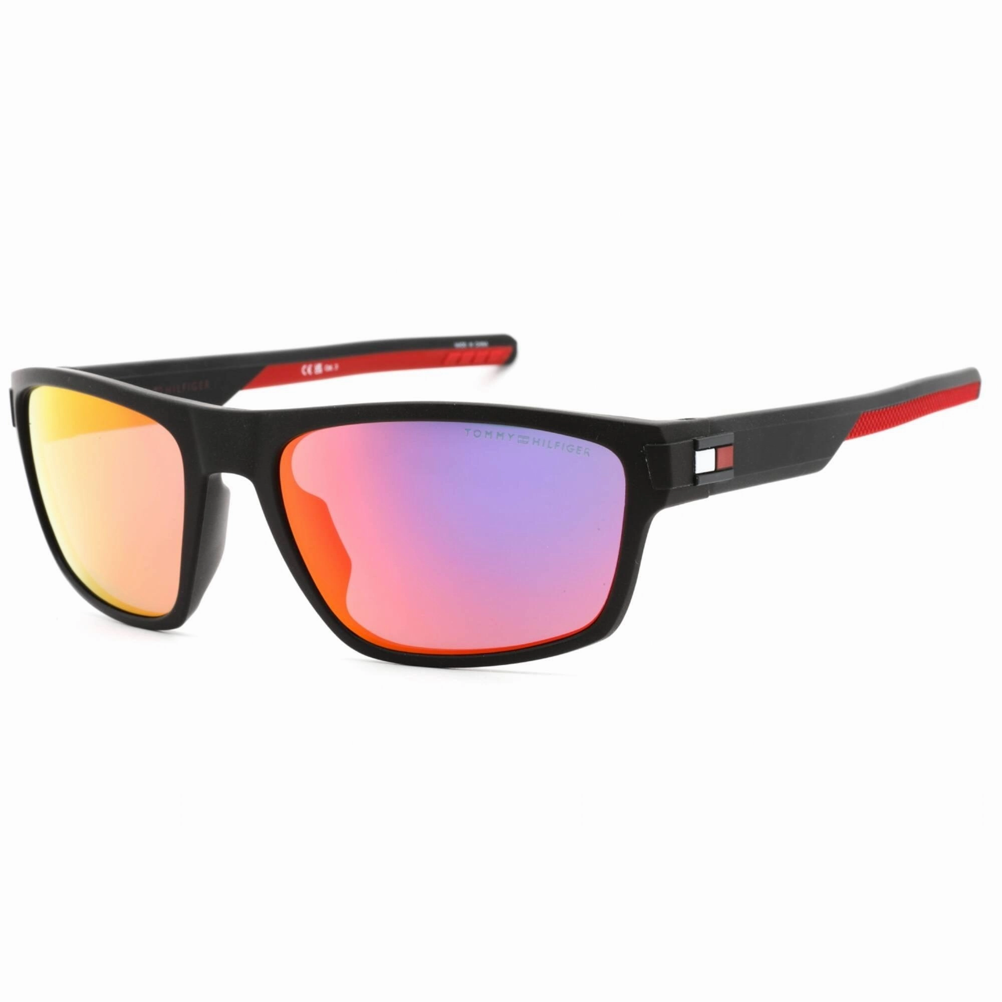 Tommy Hilfiger Men's Sunglasses - Matte Black Rectangular Frame | TH 1978/S 0003 MI