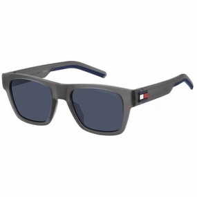 Tommy Hilfiger Men's Sunglasses - Matte Grey Full Rim Square Frame | TH 1975/S 0FRE