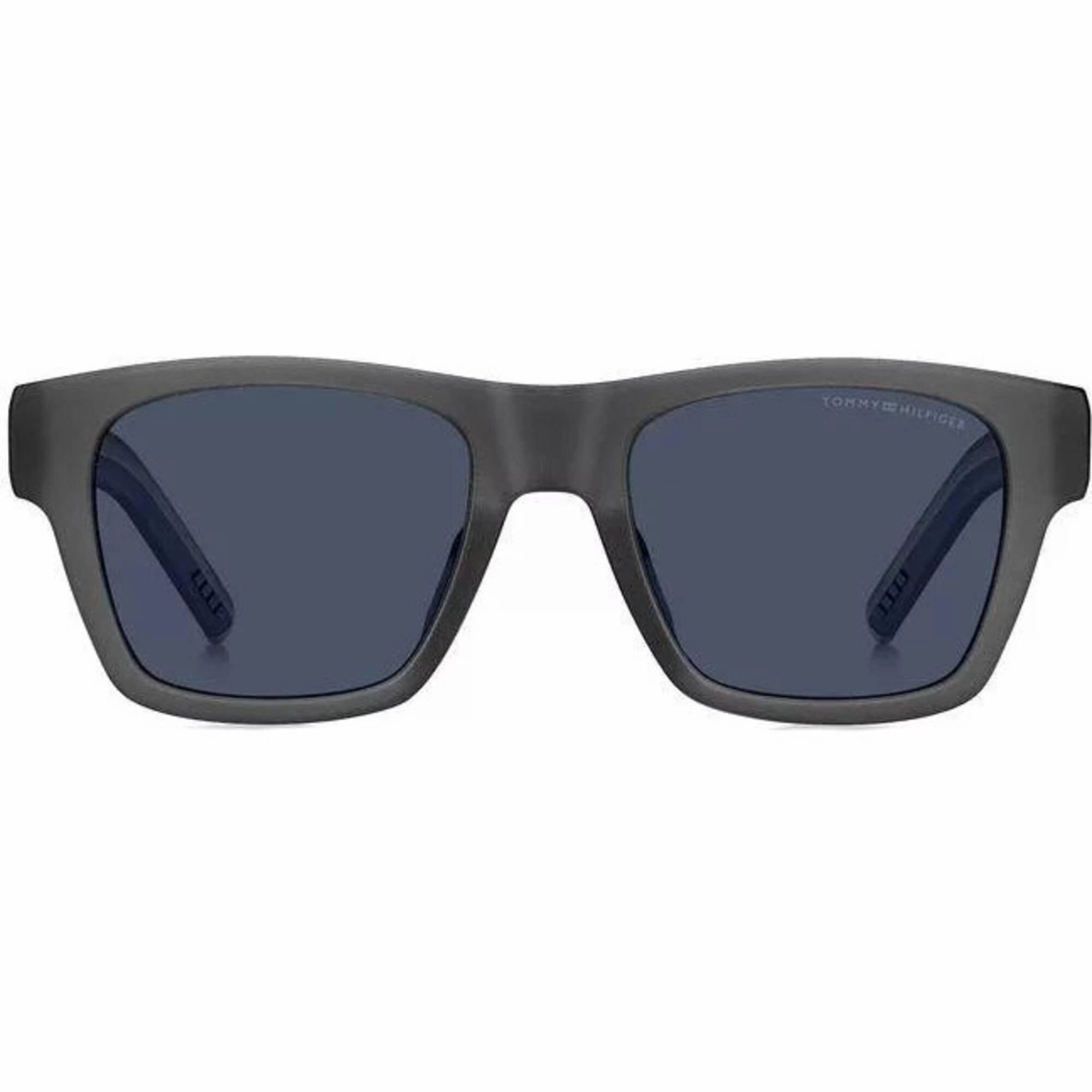 Tommy Hilfiger Men's Sunglasses - Matte Grey Full Rim Square Frame | TH 1975/S 0FRE
