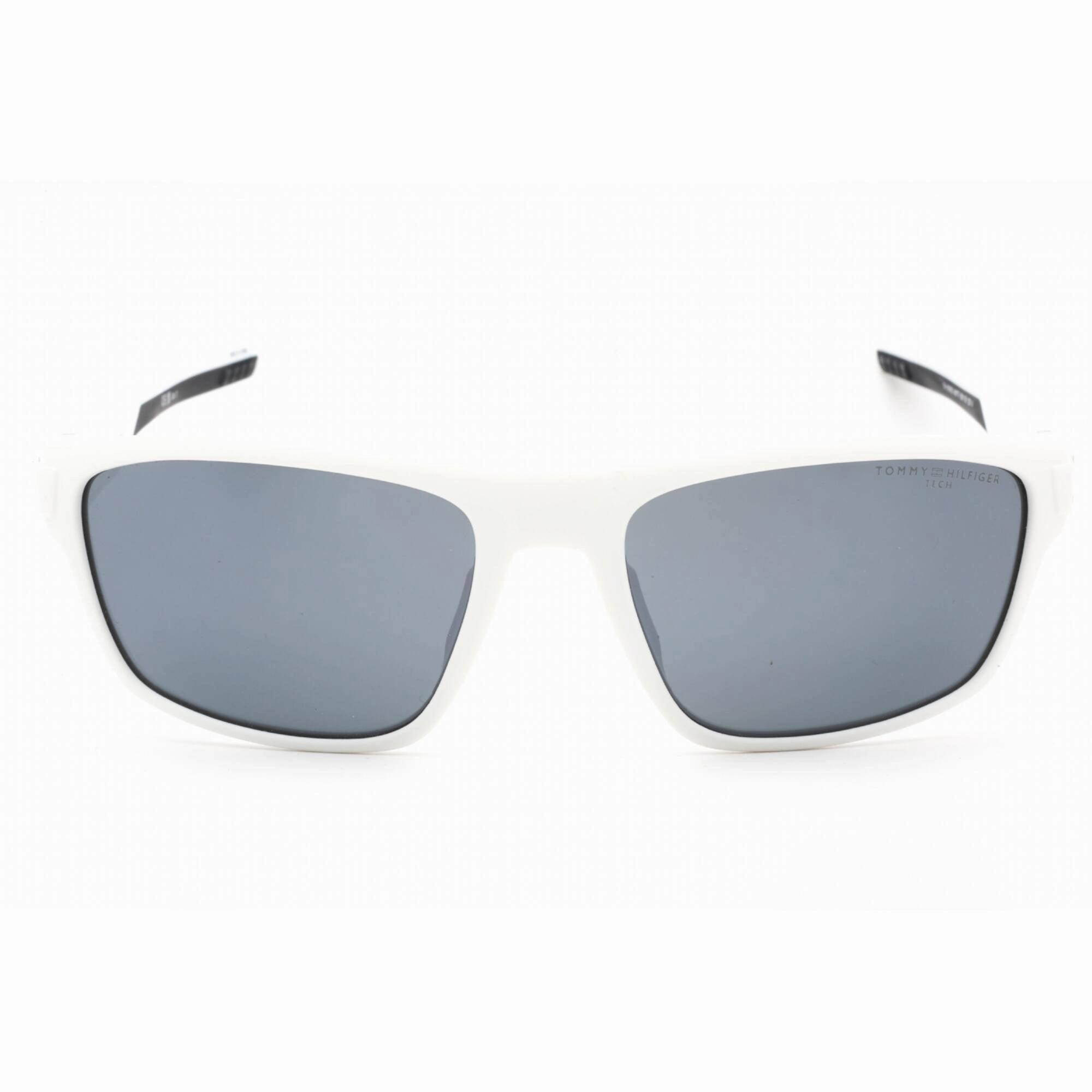 Tommy Hilfiger Men's Sunglasses - Matte White Rectangular Frame | TH 1978/S 06HT TI