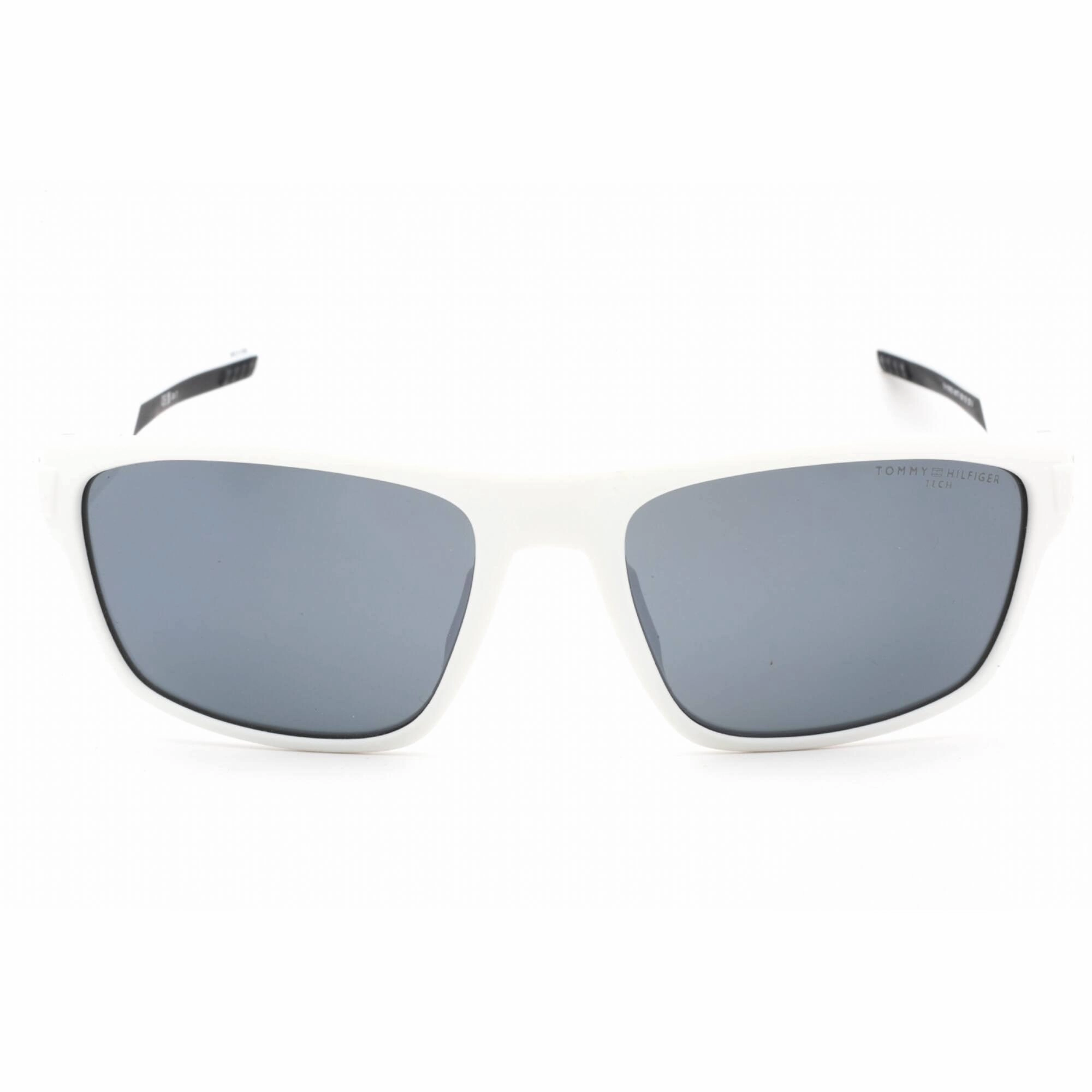 Tommy Hilfiger Men's Sunglasses - Matte White Rectangular Frame | TH 1978/S 06HT TI