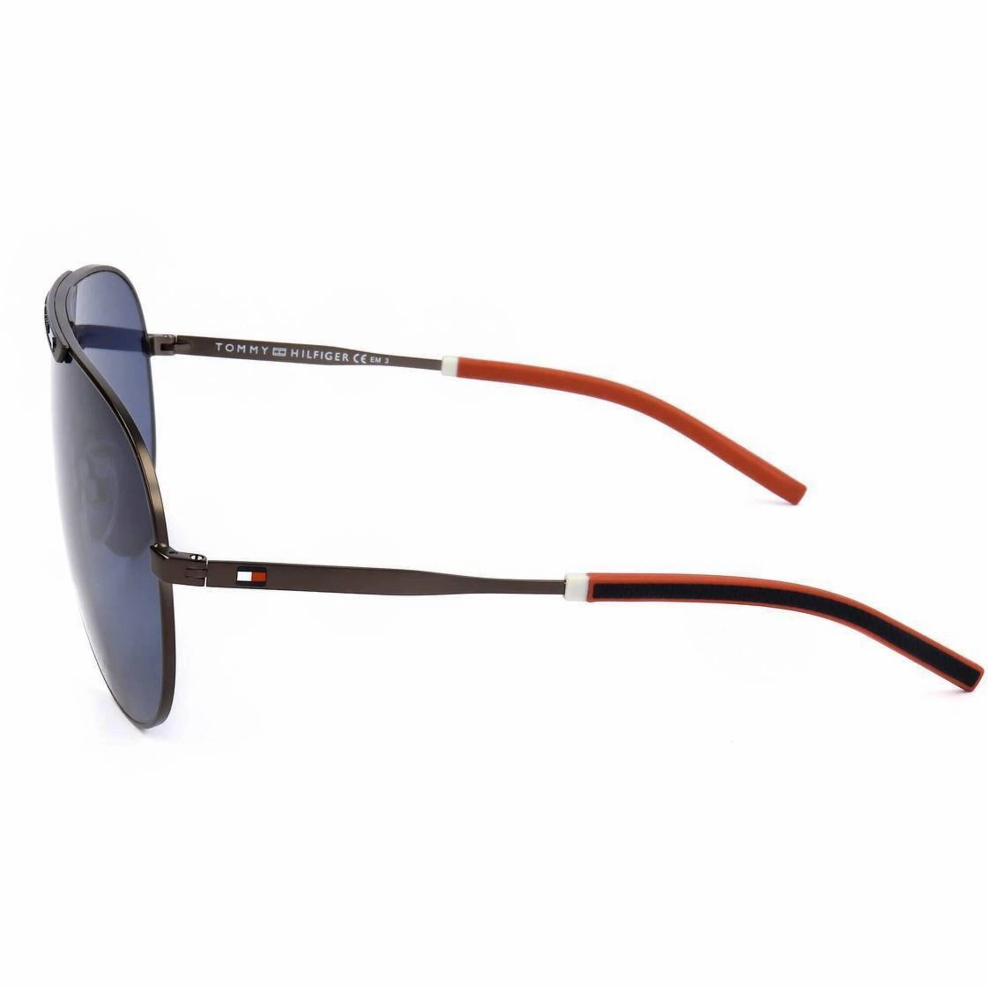 Tommy Hilfiger Men's Sunglasses - Ruthenium Metal | TOMMY HILFIGER TH 1801/S 0SVK/KU
