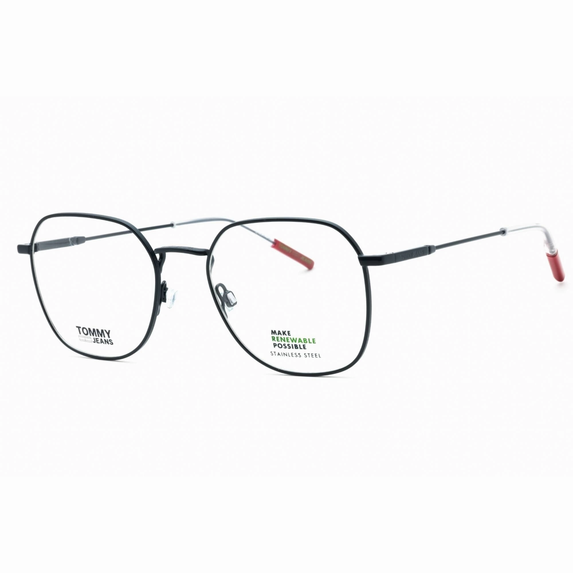 Tommy Hilfiger Unisex Eyeglasses - Blue Metal Square Full Rim Frame | TJ 0091 0PJP 00