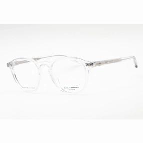 Tommy Hilfiger Unisex Eyeglasses - Full Rim Crystal Plastic Round | TH 1893 0900 00