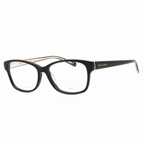 Tommy Hilfiger Women's Eyeglasses - Black Gold Rectangular Frame | TH 1779 0807 00