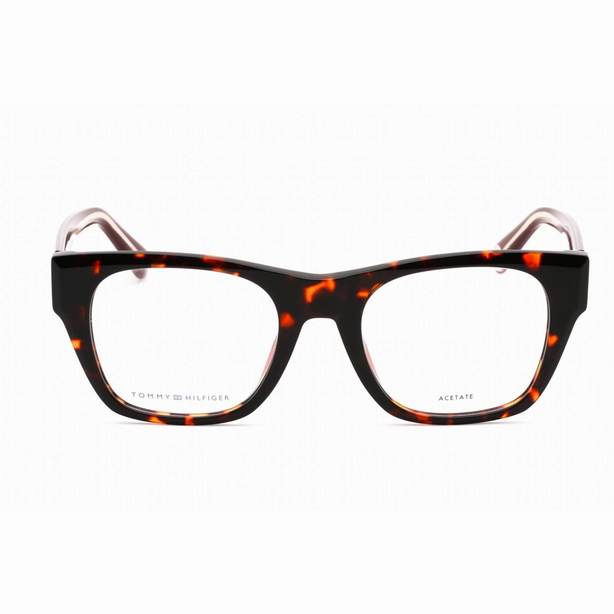 Tommy Hilfiger Women's Eyeglasses - Clear Lens Rectangular Shape Frame | TH 1865 086