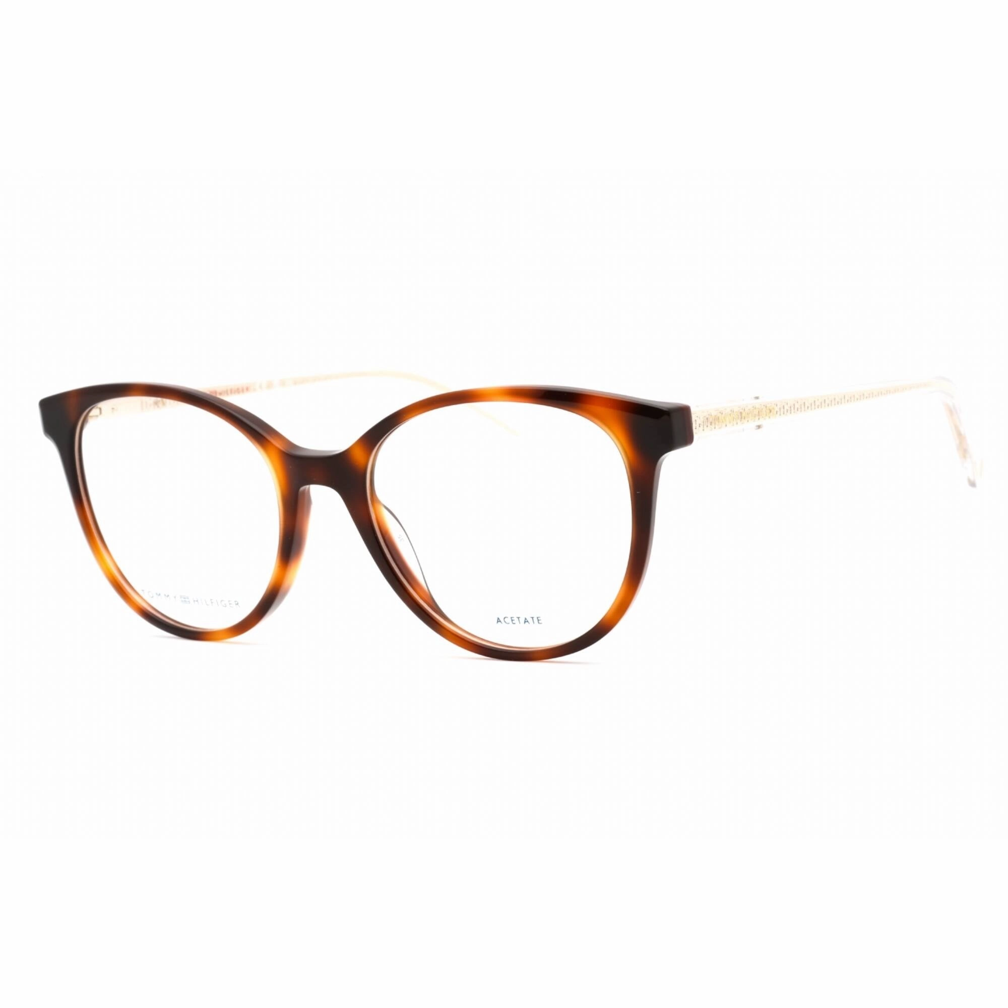 Tommy Hilfiger Women's Eyeglasses - Havana Cat Eye Full Rim Frame | TH 1888 005L 00