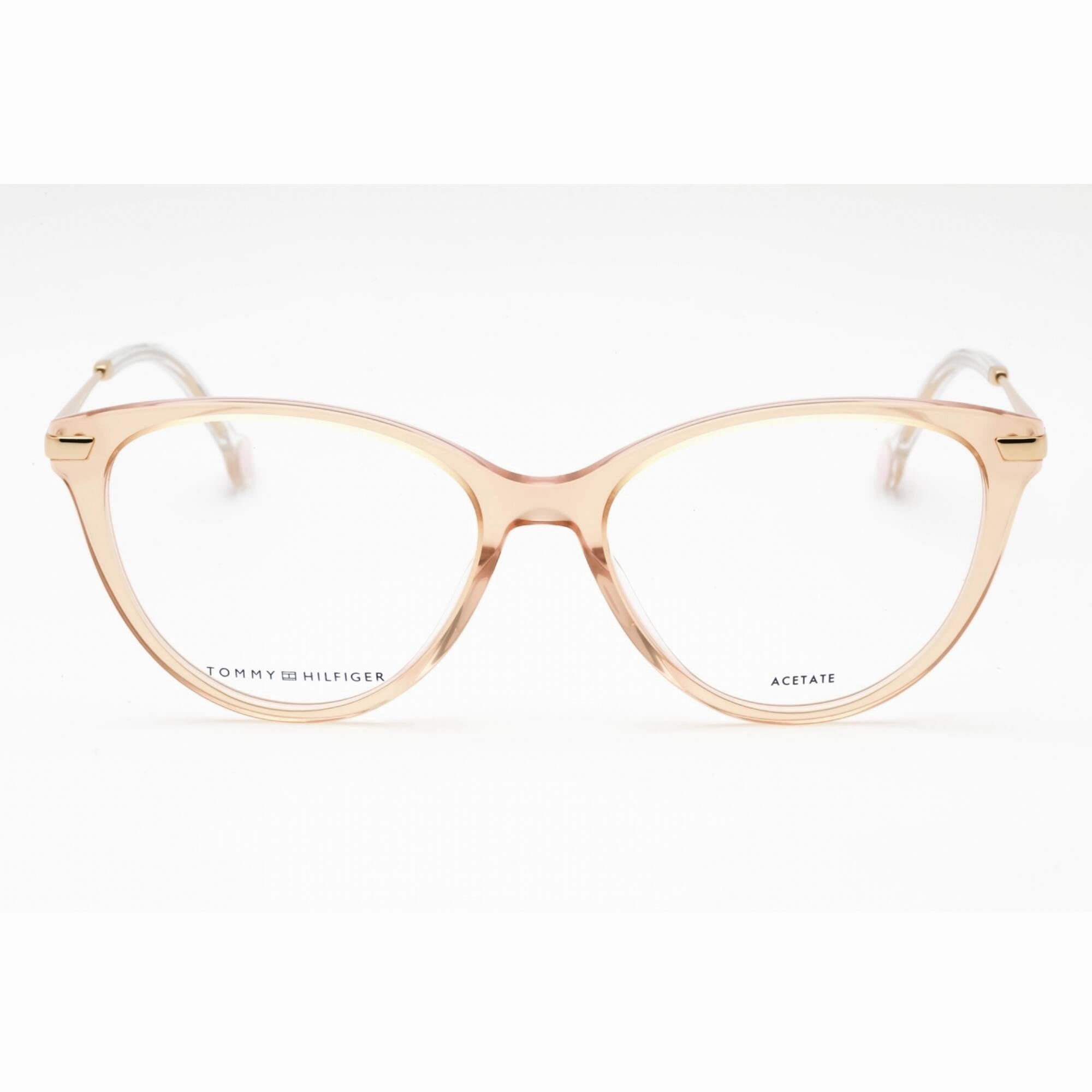 Tommy Hilfiger Women's Eyeglasses - Peach Cat Eye Full Rim Frame | TH 1882 0733 00