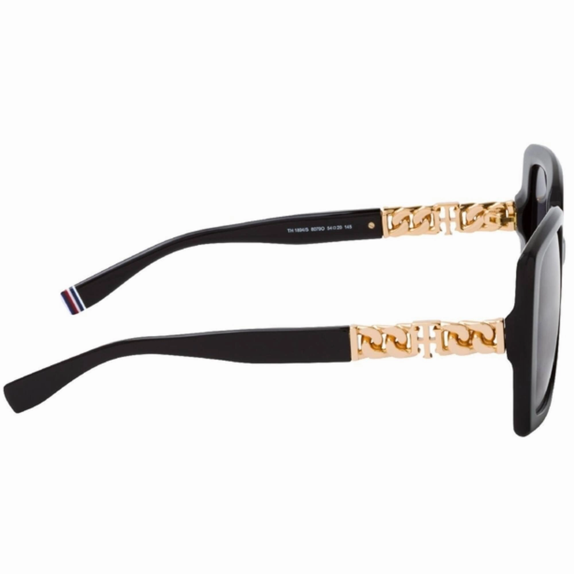 Tommy Hilfiger Women's Sunglasses - Black Frame Dark Grey Sf Lens | TH 1894/S 0807 9O