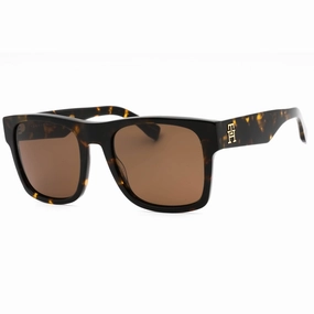 Tommy Hilfiger Women's Sunglasses - Havana Square Frame Brown Lens | TH 2118/S 0086 70