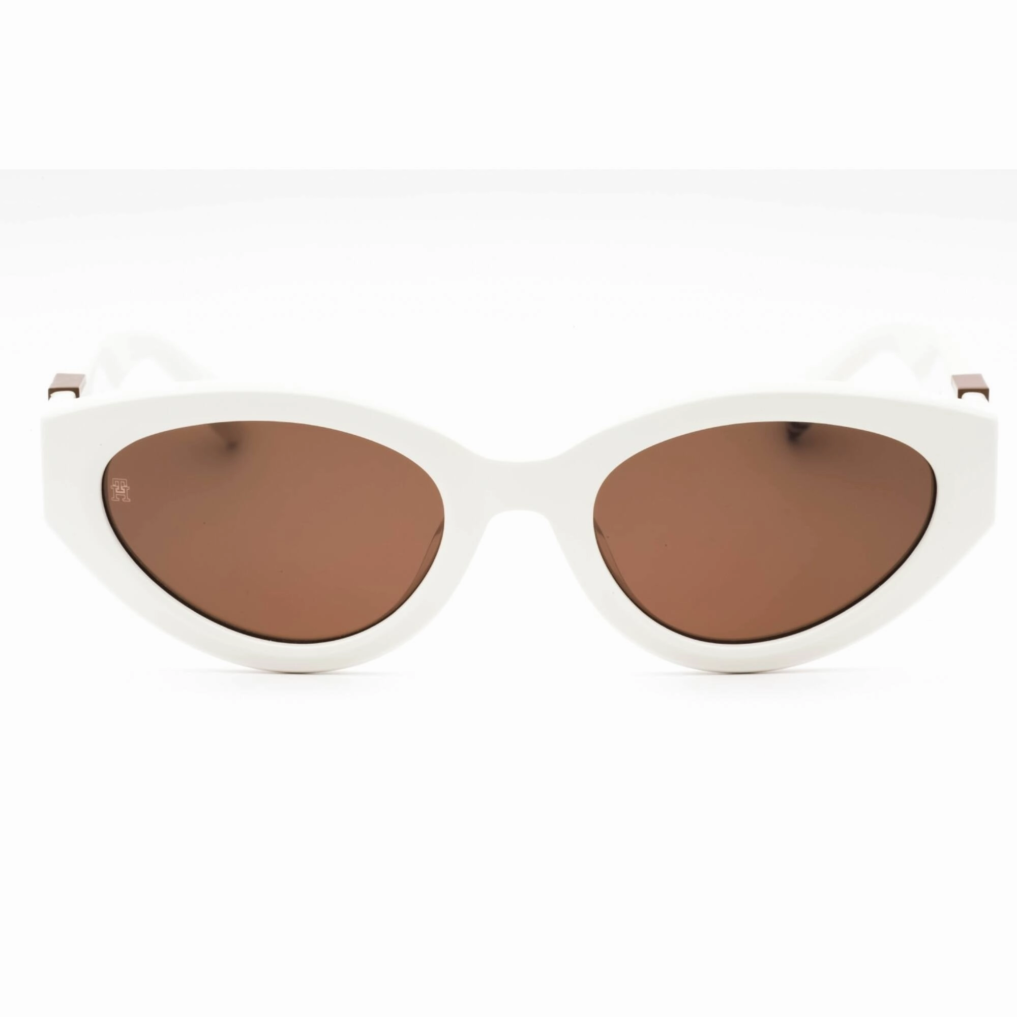 Tommy Hilfiger Women's Sunglasses - Ivory Cat Eye Full Rim Frame | TH 1957/S 0SZJ 70