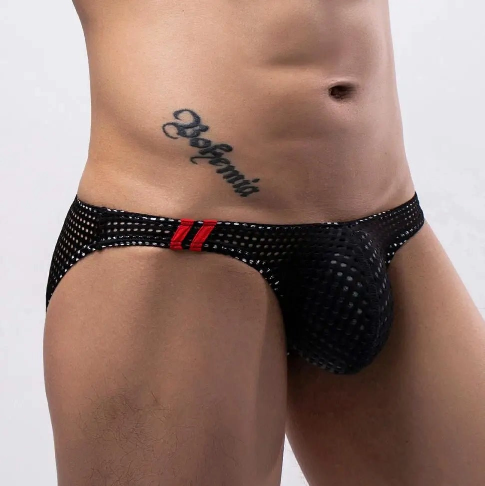 Ultra Racing Stripe Mesh Briefs
