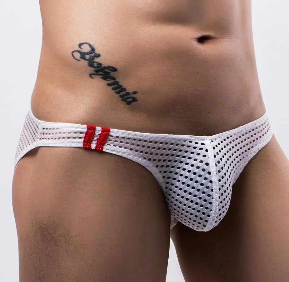 Ultra Racing Stripe Mesh Briefs