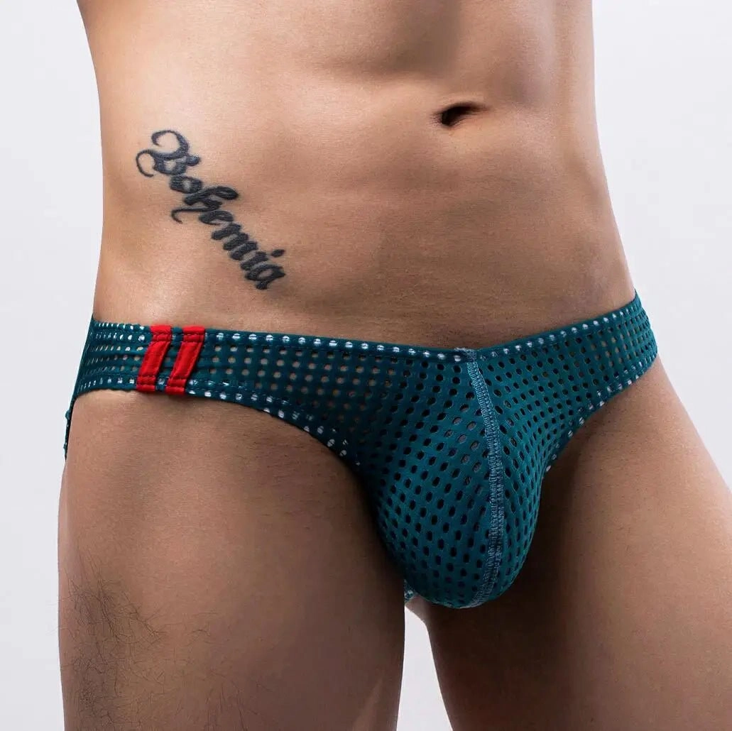 Ultra Racing Stripe Mesh Briefs