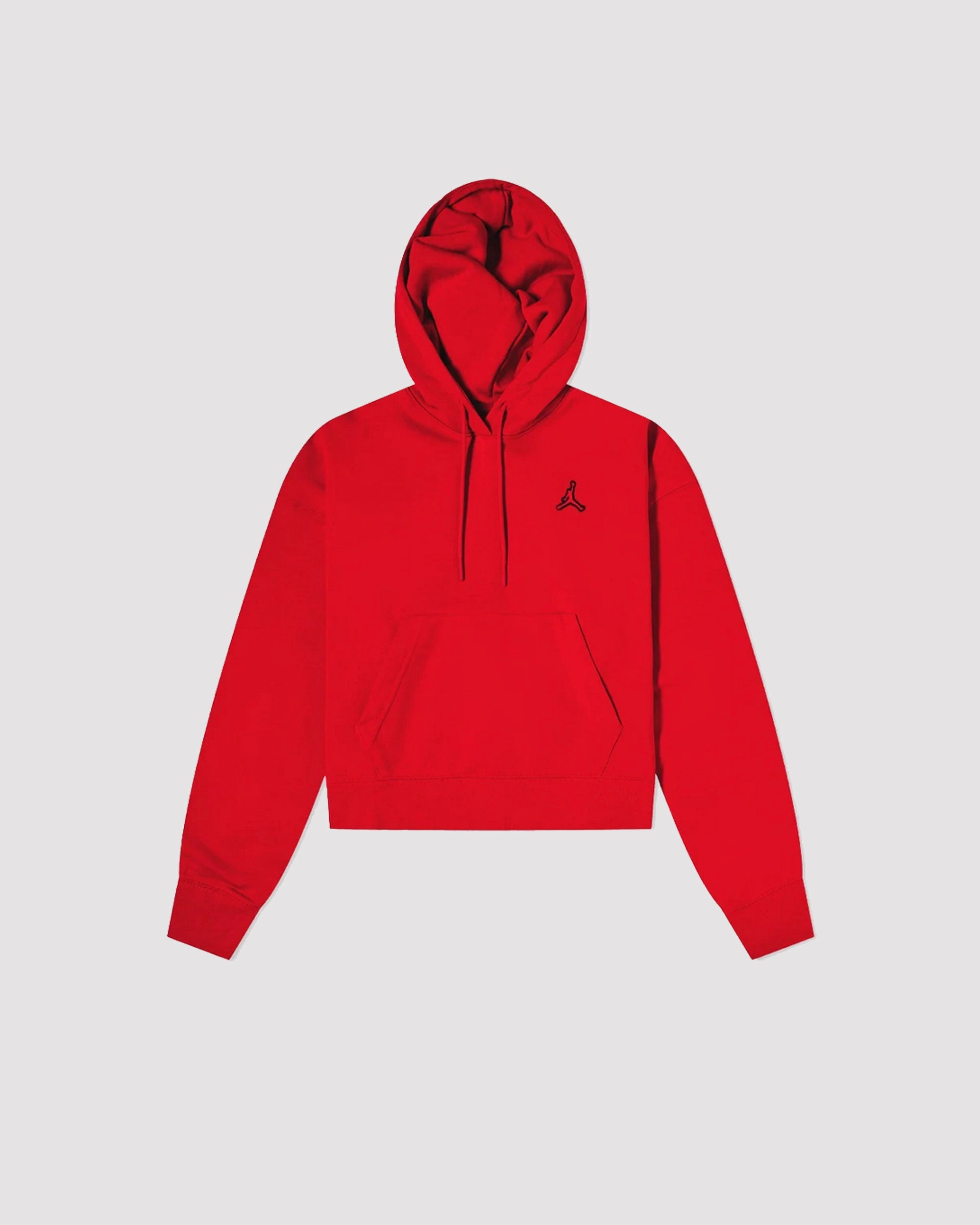W JORDAN ESSENTIAL FLEECE HOODIE GYM RED