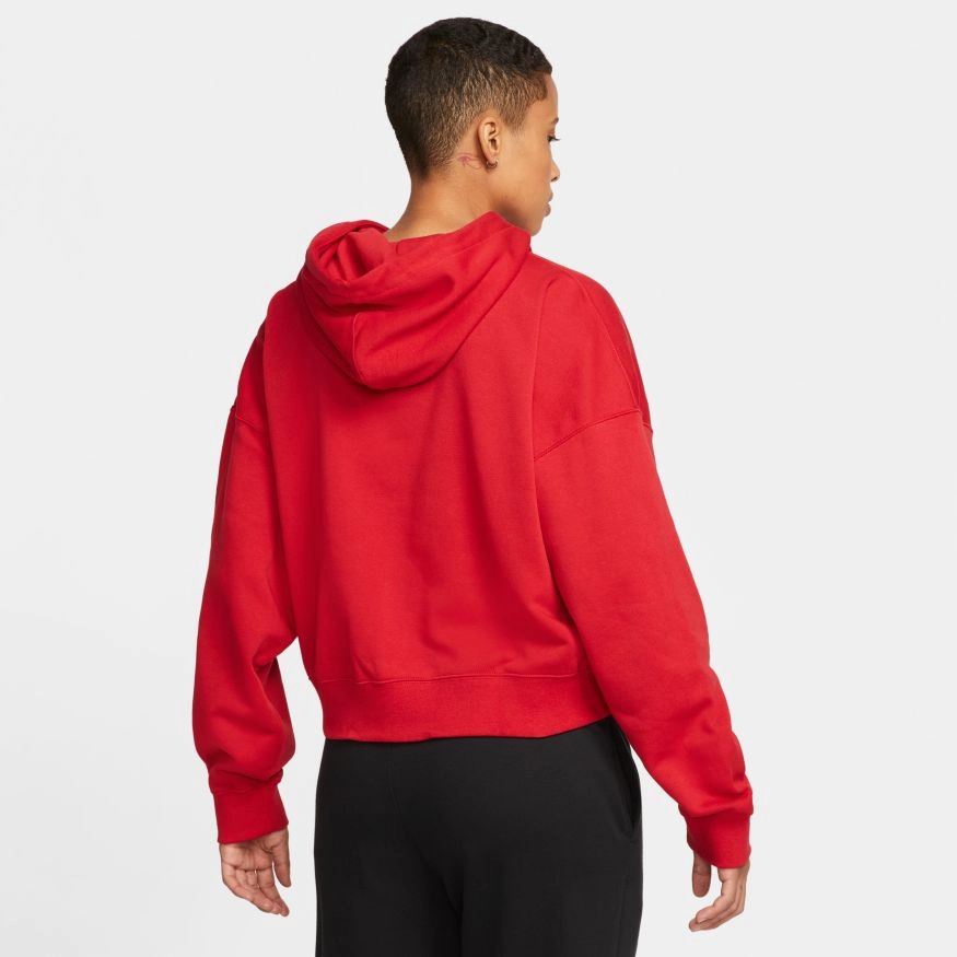 W JORDAN ESSENTIAL FLEECE HOODIE GYM RED