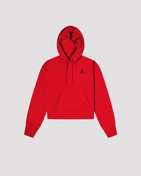 W JORDAN ESSENTIAL FLEECE HOODIE GYM RED