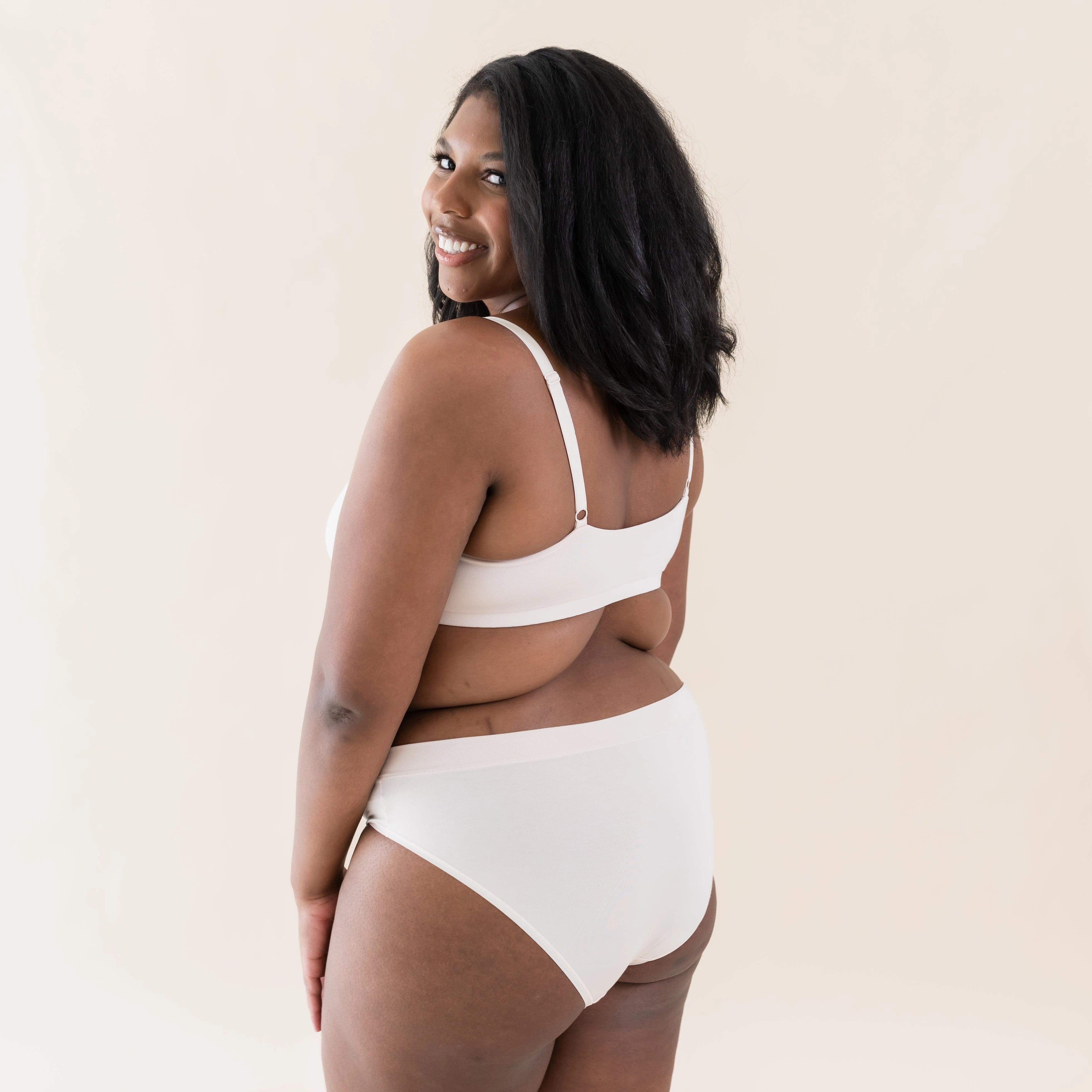 Women's Midi Brief in Blonde