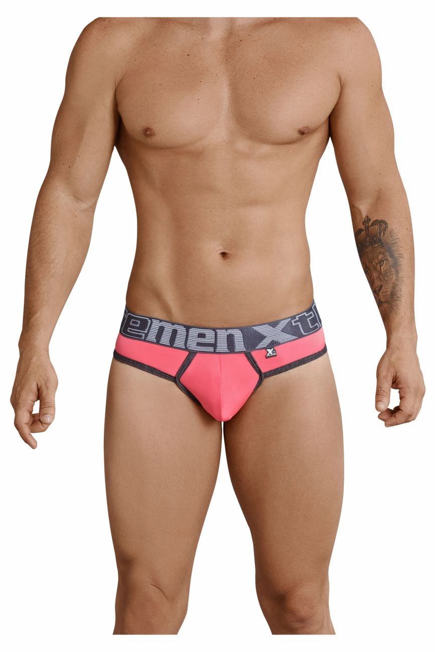 Xtremen 91031X-3 3PK Thongs Color Green-White-Fuchsia