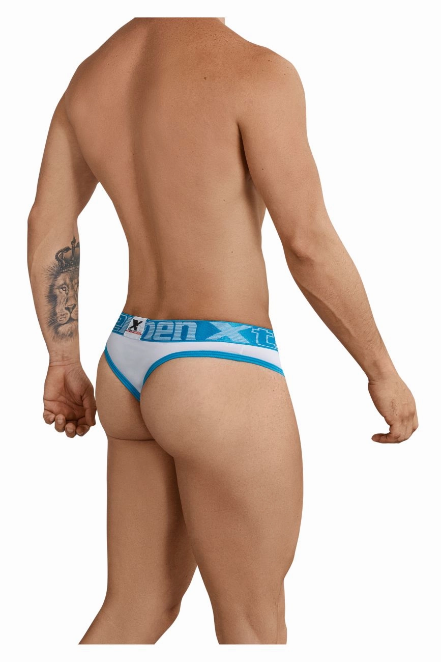Xtremen 91031X-3 3PK Thongs Color Green-White-Fuchsia